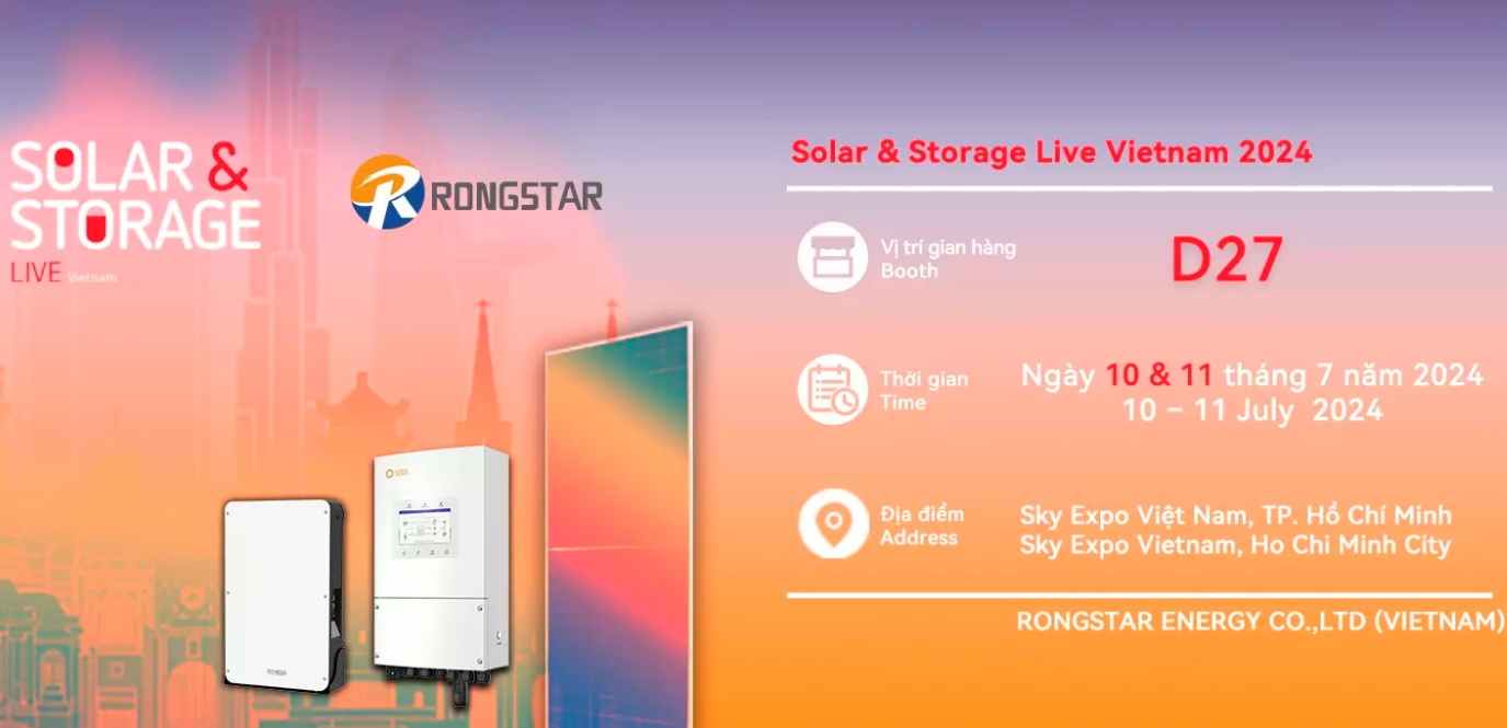 Rongstar no Solar&Storage Live Vietnã 2024